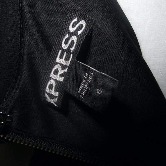 Express Women's Black Date Night Little Black Peplum Dress Size 8 EUC - Picture 8 of 8